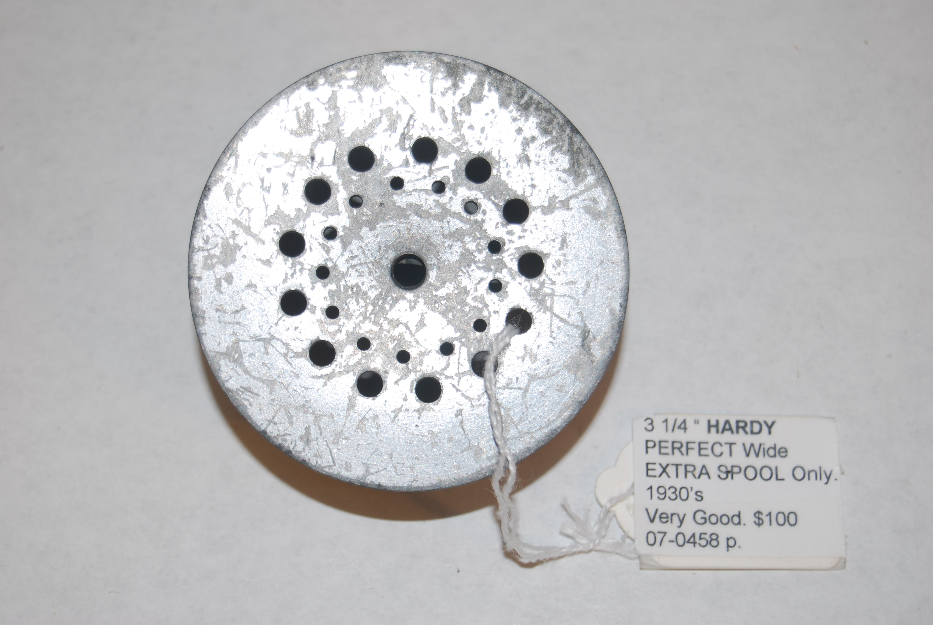 Image for 3 1/4” HARDY “PERFECT” Wide Spool EXTRA SPOOL. 1950’s enamel finish.